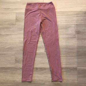 Lularoe OS Leggings in Dusty Rose color